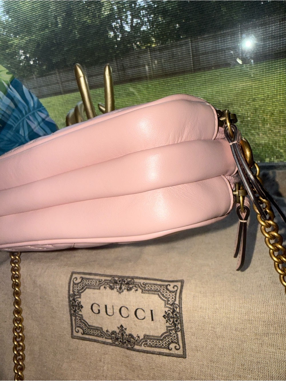💯 🩷 Gucci GG Triple Zip Mini Marmont - Picture 9 of 14